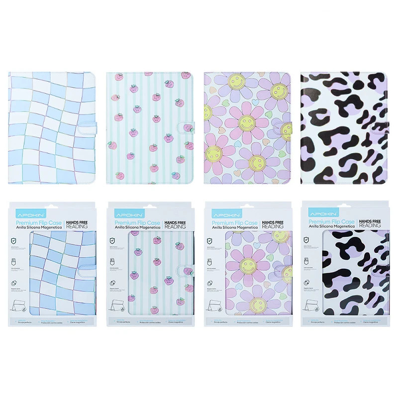 Funda Dibujos para iPad 10 10.9 con Soporte para Lápiz 4 Diseños