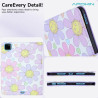 Funda Dibujos para iPad Pro 13 con Soporte para Lápiz 4 Diseños