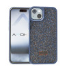 Funda Silicona con Cristales Diamante iPhone 16 Pro Max - 4 Colores