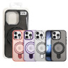 Funda Purpurina Magsafe Con Anilla Magsafe iPhone 15 4 Colores
