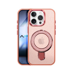 Funda Purpurina Magsafe Con Anilla Magsafe iPhone 15 4 Colores