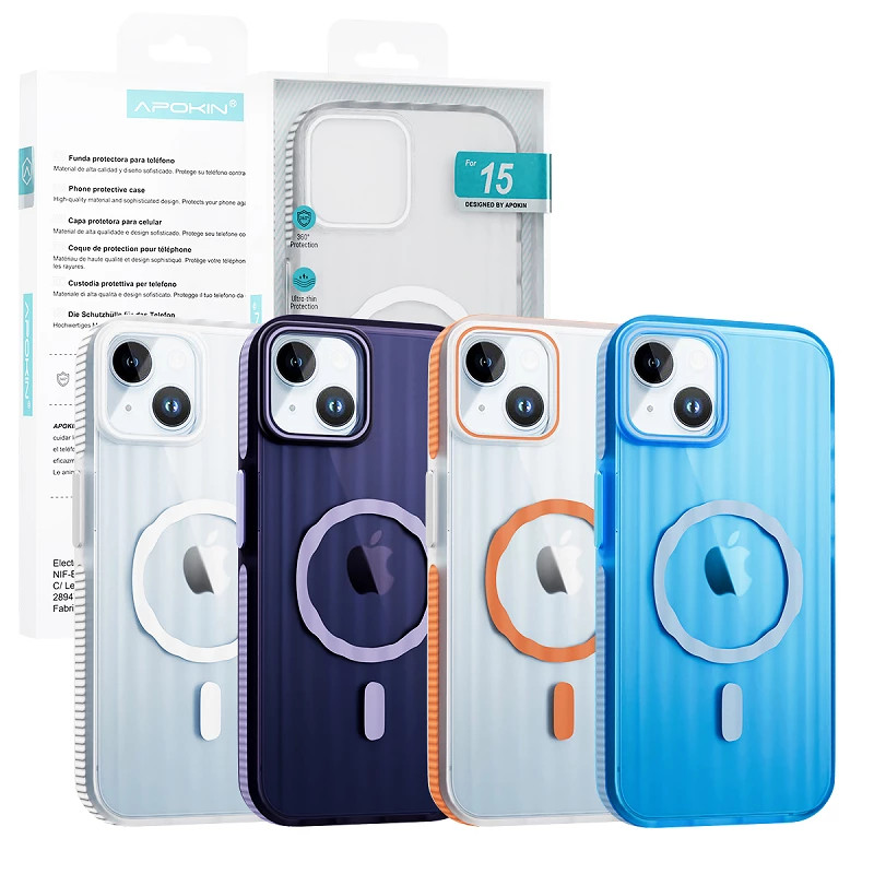 Funda Apokin Smoked con Magsafe para iPhone 16 Plus 4 Colores