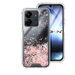 Funda Gel transparente purpurina Xiaomi Redmi 13C 4 -Colores