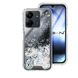 Funda Gel transparente purpurina Xiaomi Redmi 13C 4 -Colores