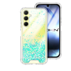 Funda Gel transparente purpurina Samsung A35 4 -Colores