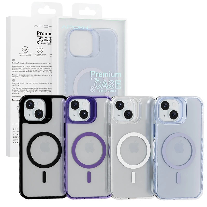Funda ABR Apokin Con Magsafe iPhone 13/14 4 Colores