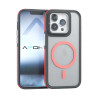 Funda Magsafe Smoked Con Cubre Camara iPhone 15 Pro Max 3-Color