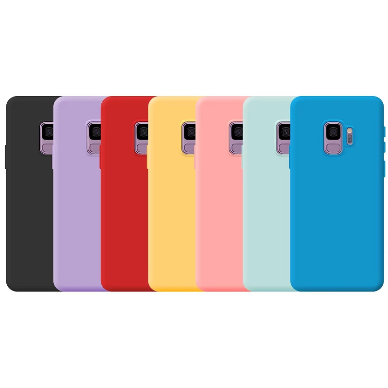 Funda Silicona Suave Samsung Galaxy S9 Plus - 7 Colores