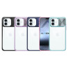 Funda Premium Anti-Golpe Gel iPhone 16 con Cámara Cubierta Deslizante