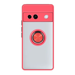 Funda Gel Google Pixel 7A Iman con soporte Smoked