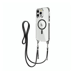 Funda Acrílica Transformable con Cordón iPhone 16 4-Colores