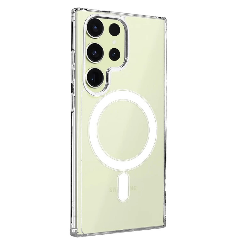 Funda transparente Premium con Magnetic para Samsung Galaxy S24 FE