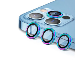 Protector 3 Lentes Brillante Aluminio iPhone 16 Pro / 16 Pro Max 4 Color