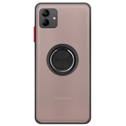 Funda Gel Samsung Galaxy A04e Iman con soporte Smoked