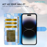 Funda Tapa con Tarjetero iPhone 15 - 4 Dibujos