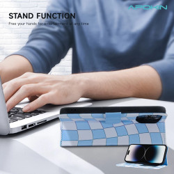 Funda Tapa con Tarjetero iPhone 15 Pro - 4 Dibujos