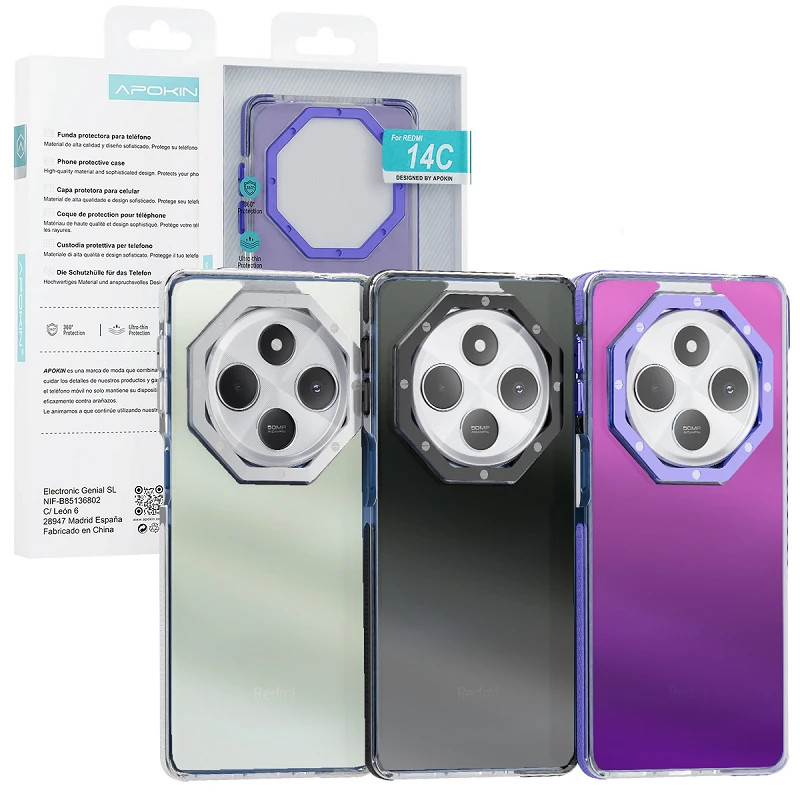 Funda Camaleon Apokin Xiaomi Redmi A3 3 Colores