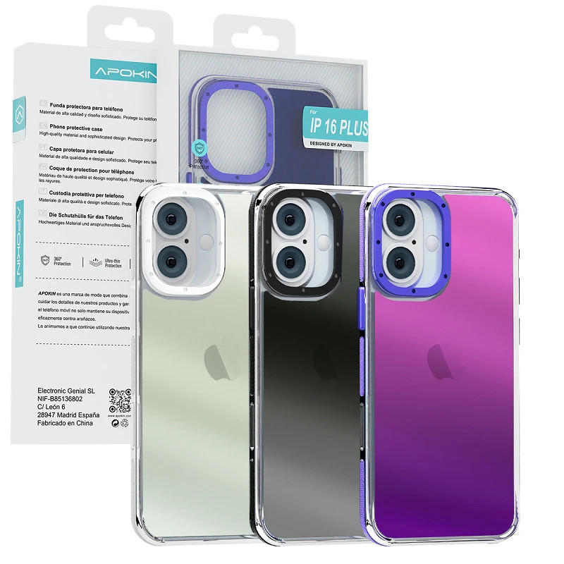 Funda Camaleon Apokin Xiaomi Redmi Note 13 4G 3 Colores