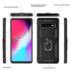 Funda Aluminio Antigolpe IPhone 16 Pro con Iman y Soporte de Anilla 360