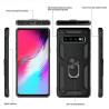 Funda Aluminio Antigolpe IPhone 16 Plus con Iman y Soporte de Anilla 360