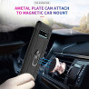 Funda Aluminio Antigolpe IPhone 16 Pro Max con Iman y Soporte de Anilla 360