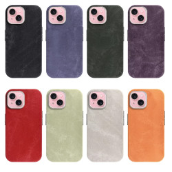 Funda Mocome de Piel con Magsafe para iPhone 15 8-Colores