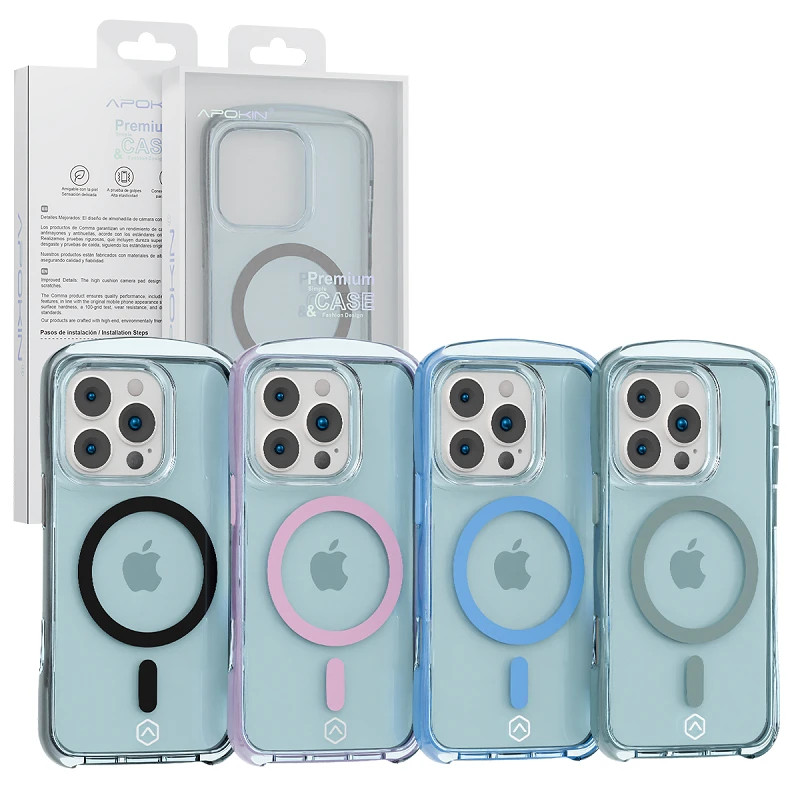 Funda Bumper Air iPhone 16 Pro Max Magsafe 4-Color